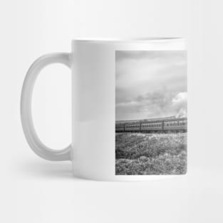 LMS Black Five - Black and White Mug